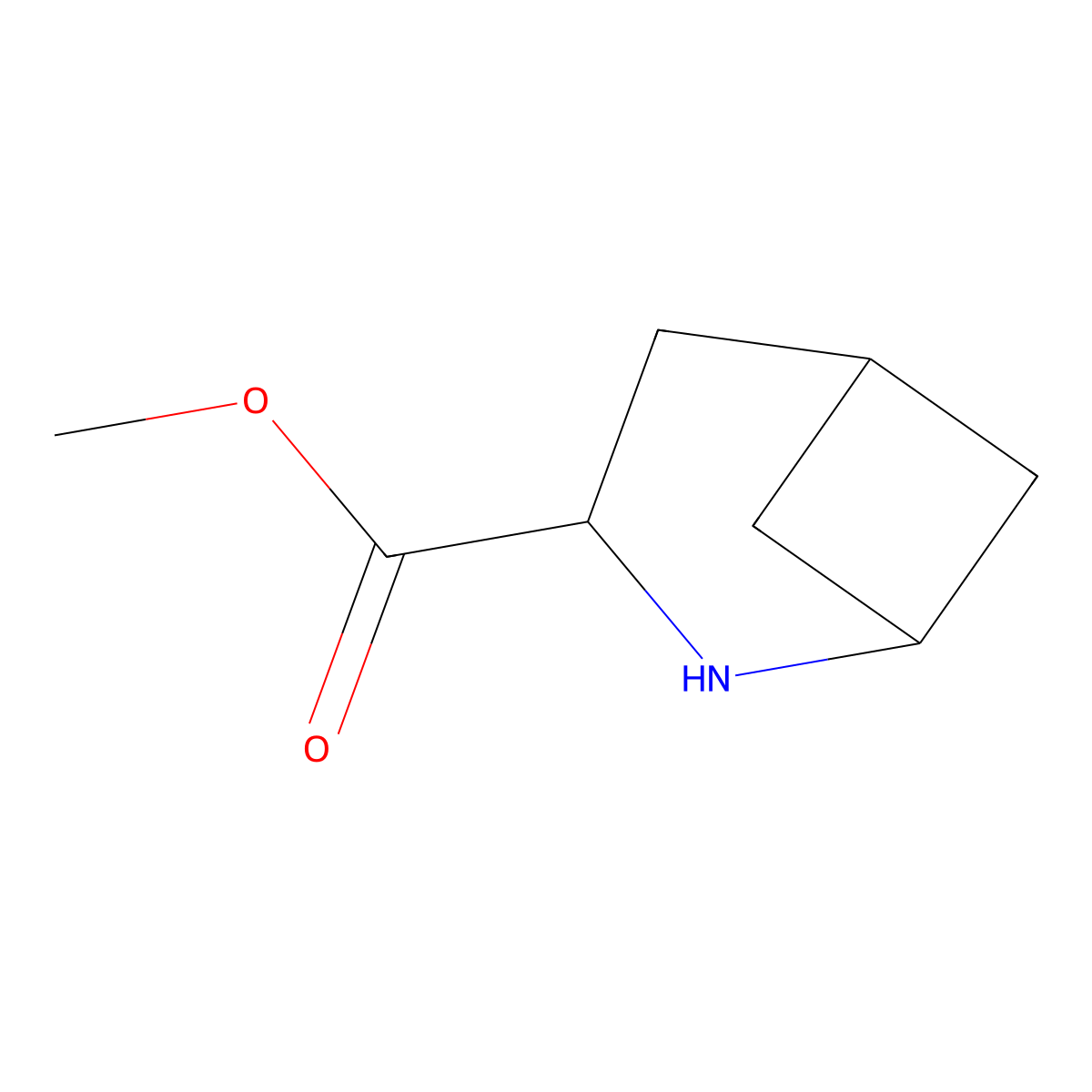 Methyl 2-azabicyclo[3.1.1]heptane-3-carboxylate molecular structure, CAS 2241048-77-9