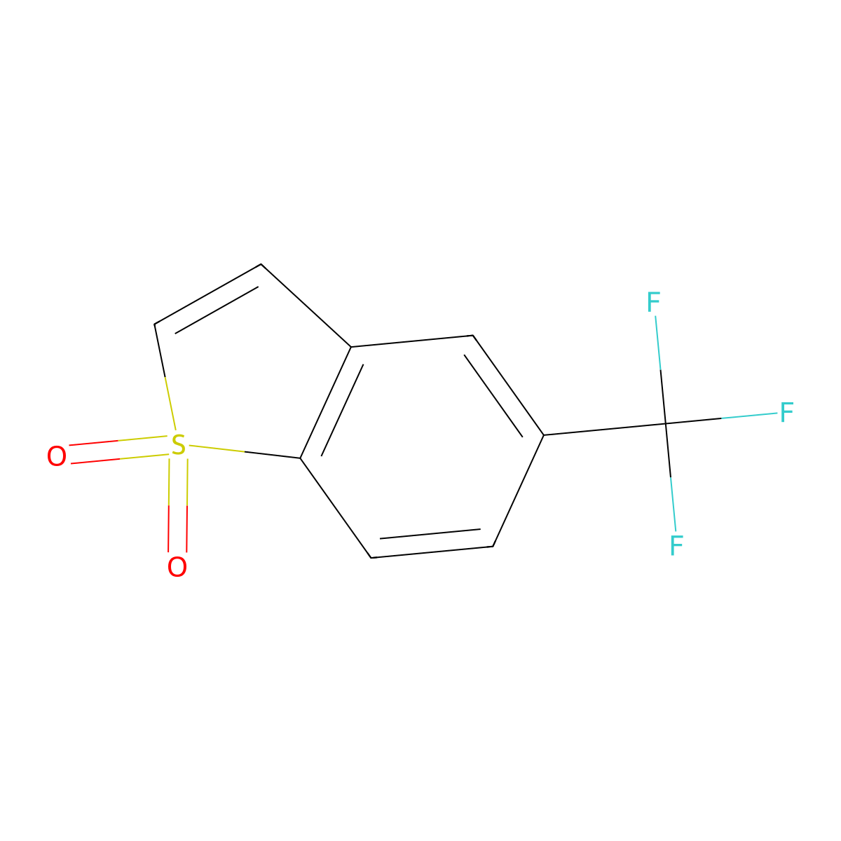 5-(Trifluoromethyl)benzothiophene 1,1-Dioxide molecular structure, CAS 2241052-58-2