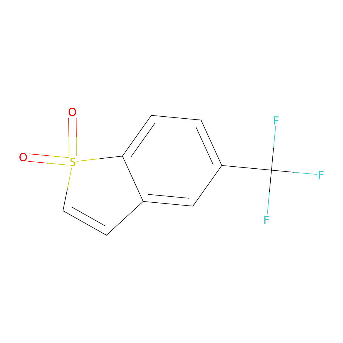 5-(Trifluoromethyl)benzothiophene 1,1-Dioxide molecular structure, CAS 2241052-58-2