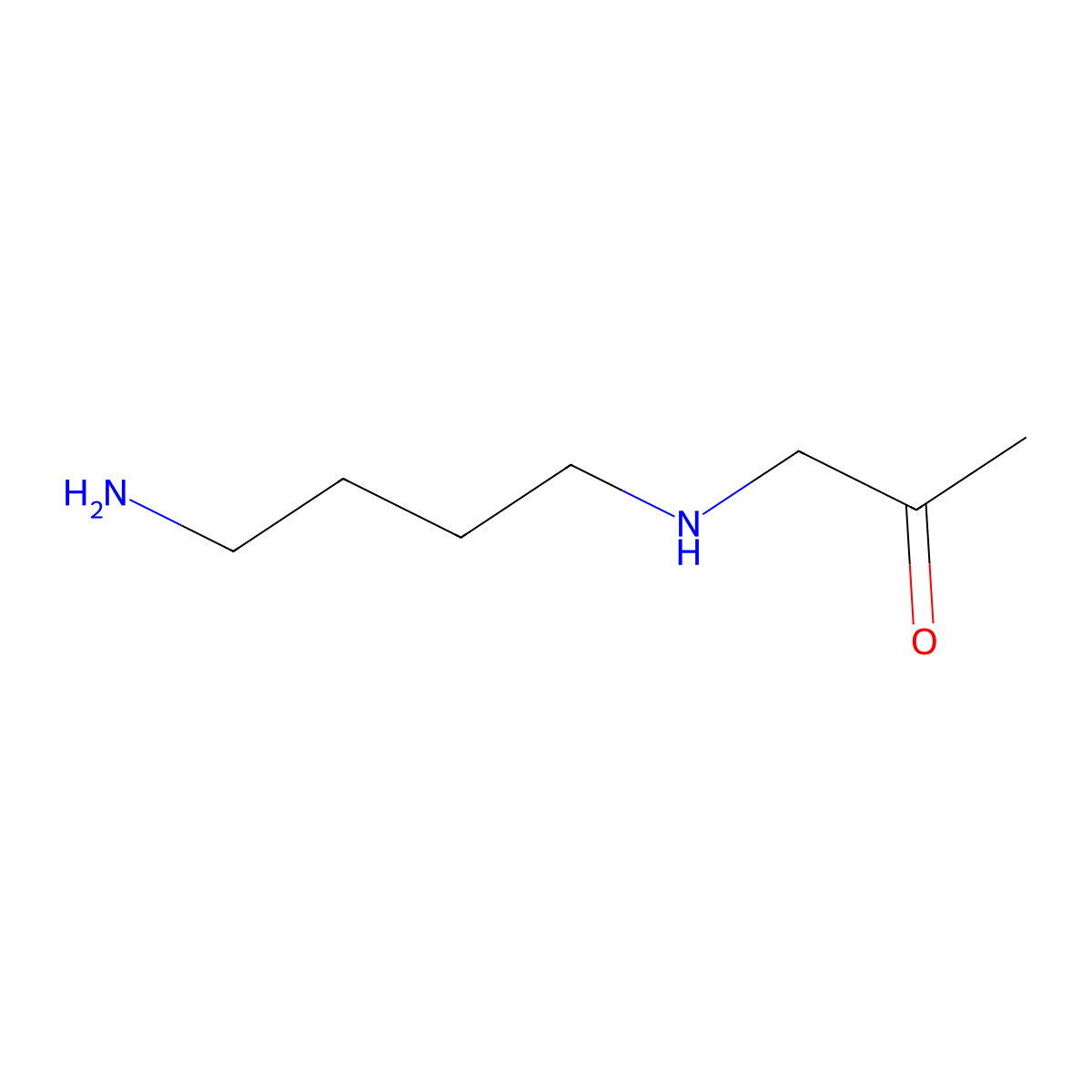 1-[(4-Aminobutyl)amino]propan-2-one molecular structure, CAS 2241128-10-7