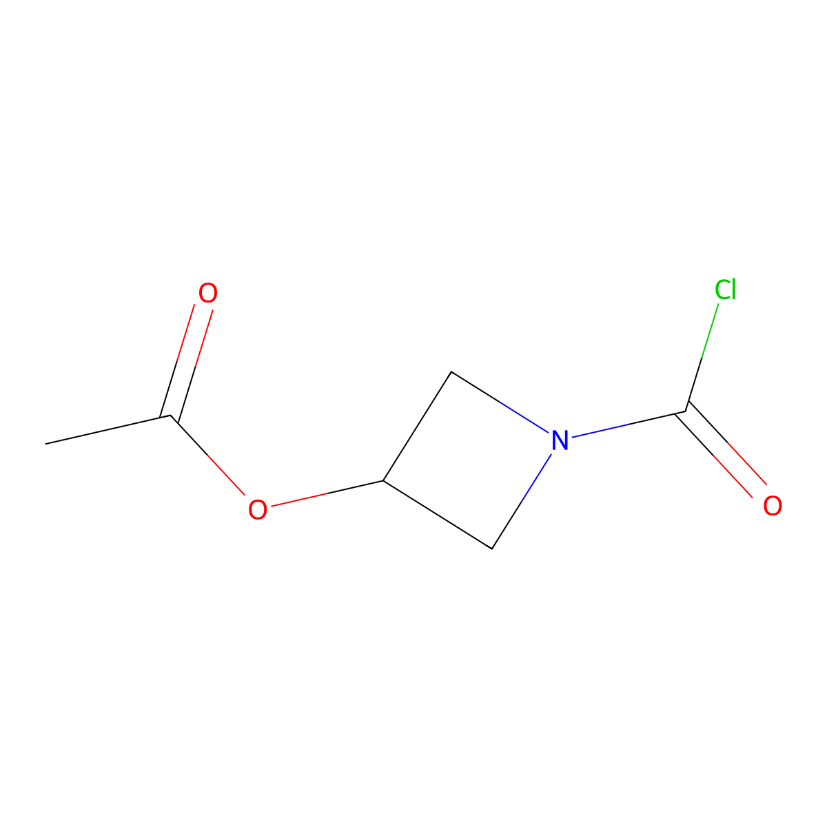 1-(Carboxy)azetidin-3-yl acetate molecular structure, CAS 2241128-27-6