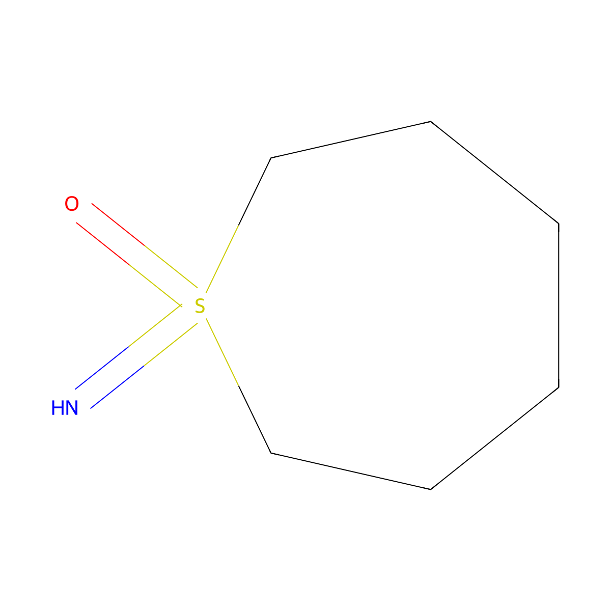 1-Imino-1lambda6-thiepan-1-one molecular structure, CAS 2241128-61-8