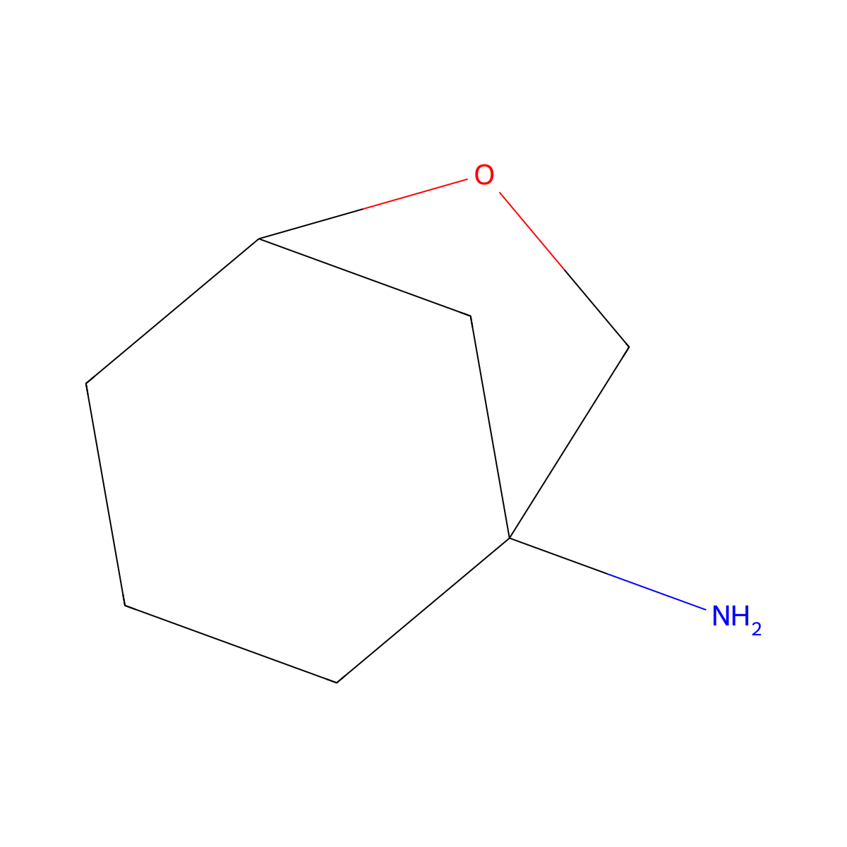 6-Oxabicyclo[3.2.1]octan-1-amine molecular structure, CAS 2241131-13-3
