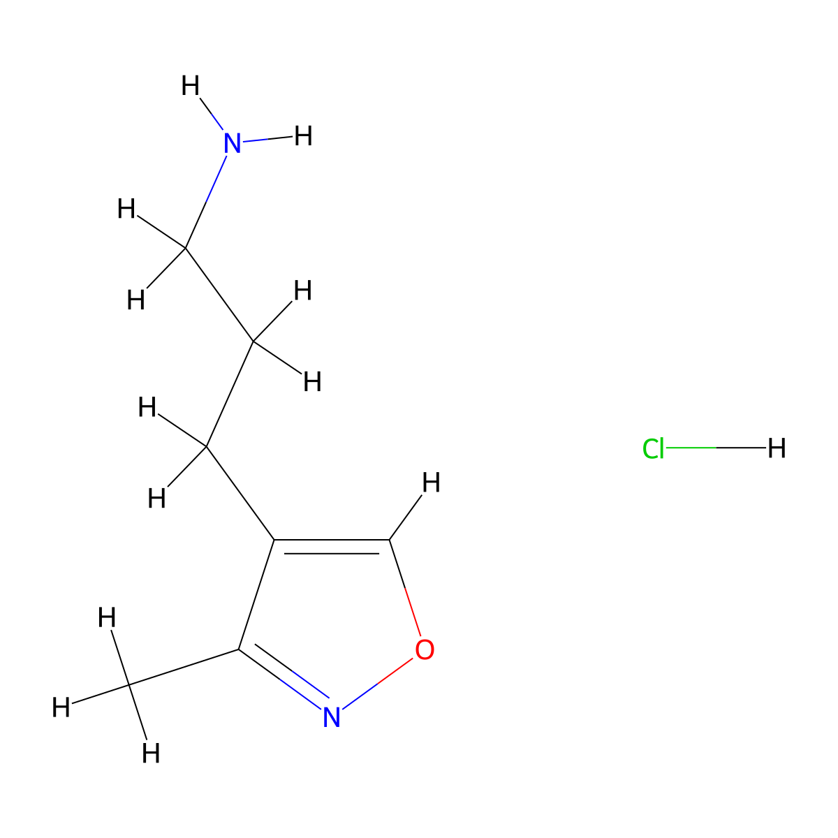 3-(3-Methyl-1,2-oxazol-4-yl)propan-1-amine hydrochloride molecular structure, CAS 2241138-12-3