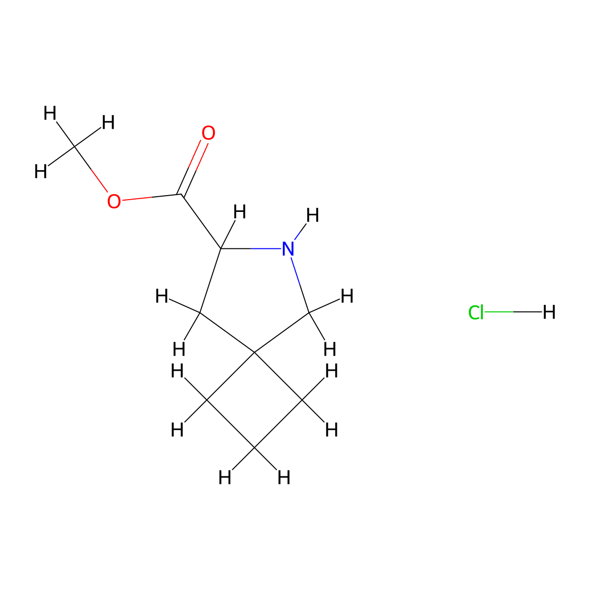 Methyl 6-azaspiro(3.4)octane-7-carboxylate hydrochloride molecular structure, CAS 2241138-56-5