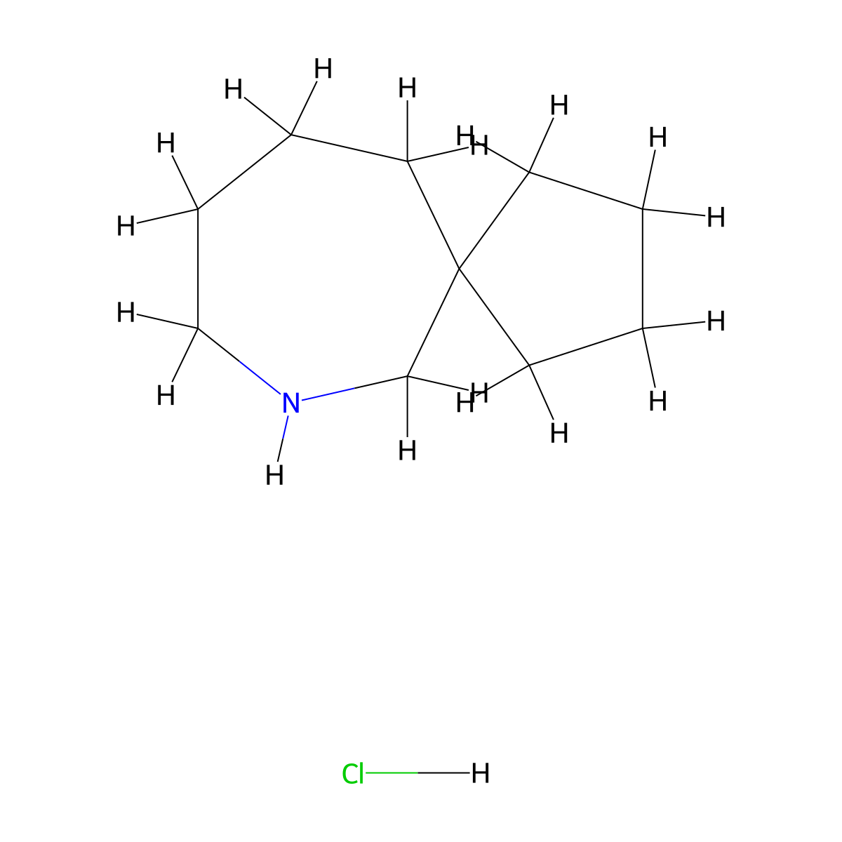 7-Azaspiro[4.6]undecane hydrochloride molecular structure, CAS 2241139-18-2