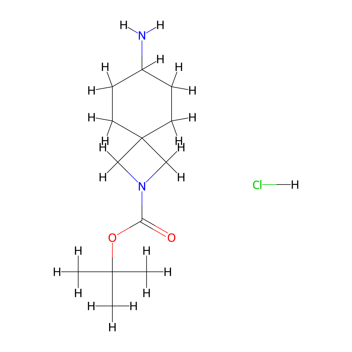 Tert-butyl 7-amino-2-azaspiro(3.5)nonane-2-carboxylate hydrochloride molecular structure, CAS 2241139-81-9
