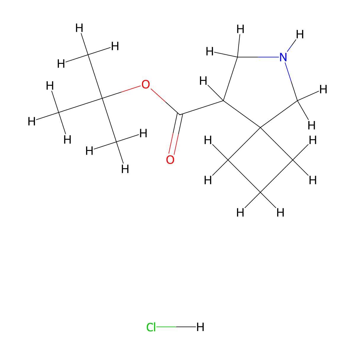 tert-Butyl 6-azaspiro[3.4]octane-8-carboxylate hydrochloride molecular structure, CAS 2241139-91-1