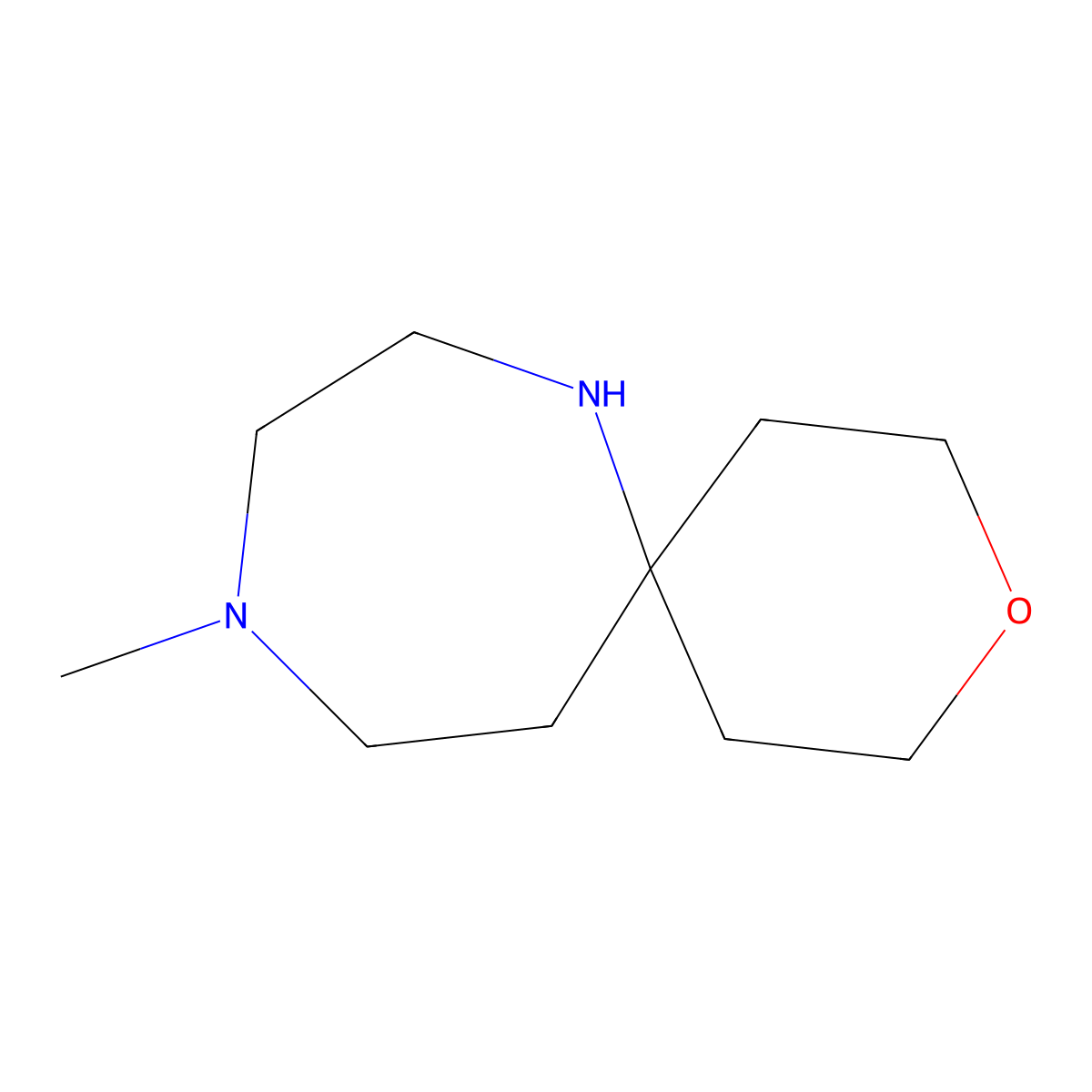 10-Methyl-3-oxa-7,10-diazaspiro[5.6]dodecane molecular structure, CAS 2241139-99-9