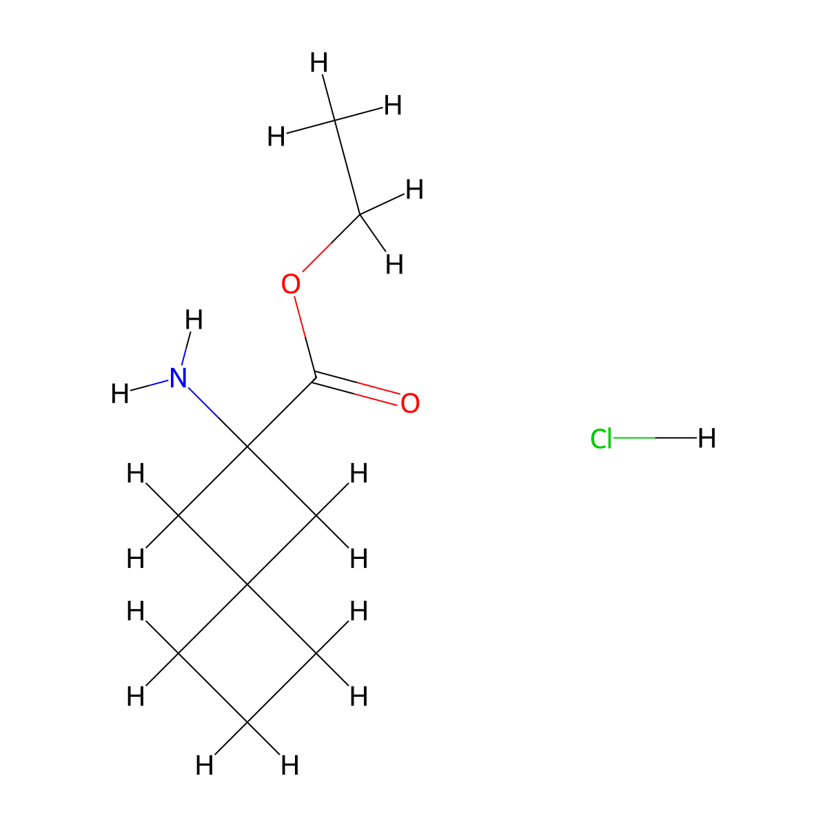 Ethyl 2-aminospiro[3.3]heptane-2-carboxylate hydrochloride molecular structure, CAS 2241141-33-1