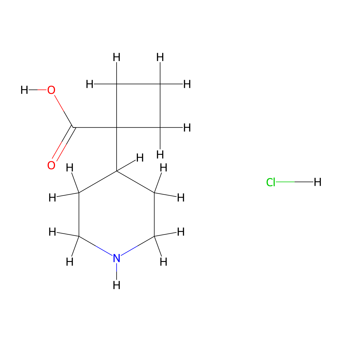 1-(Piperidin-4-yl)cyclobutane-1-carboxylic acid hydrochloride molecular structure, CAS 2241141-40-0