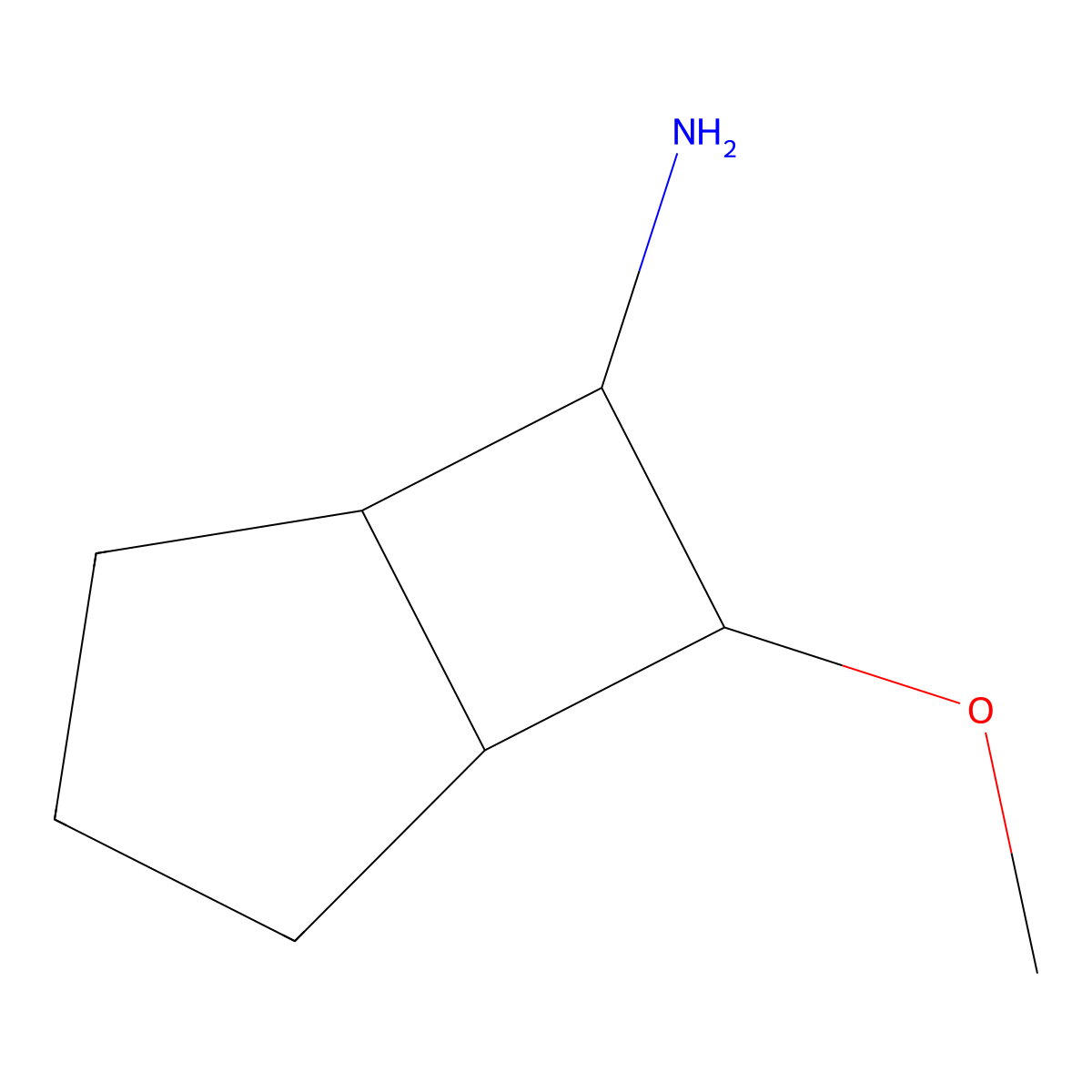 7-Methoxybicyclo(3.2.0)heptan-6-amine molecular structure, CAS 2241141-64-8