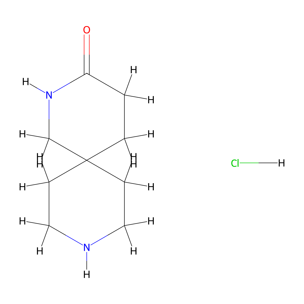 2,9-Diazaspiro[5.5]undecan-3-one hydrochloride molecular structure, CAS 2241141-96-6