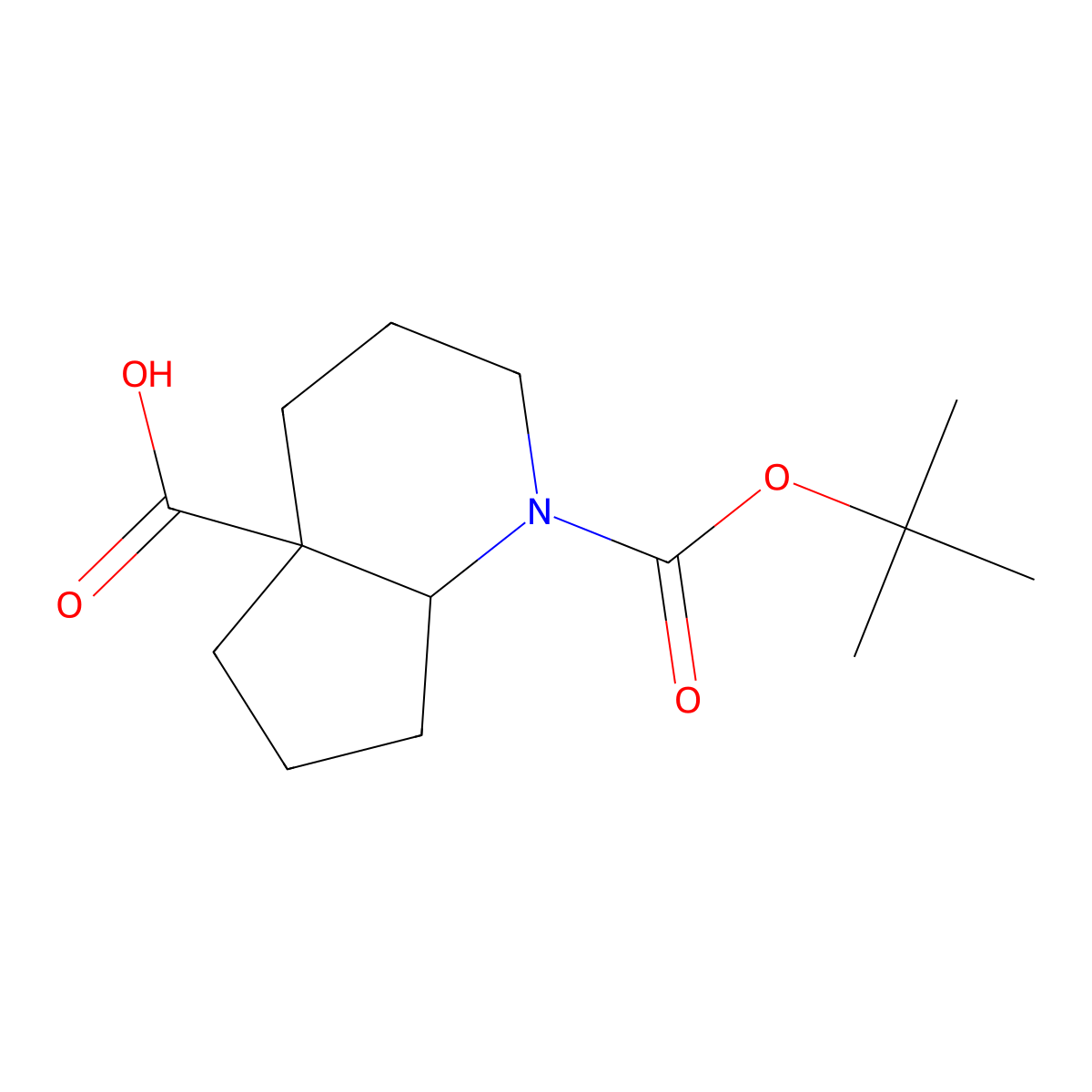 1-(tert-Butoxycarbonyl)octahydro-4aH-cyclopenta[b]pyridine-4a-carboxylic acid molecular structure, CAS 2241142-12-9