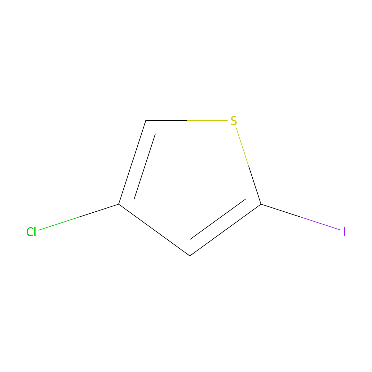 4-Chloro-2-iodothiophene molecular structure, CAS 2241239-78-9