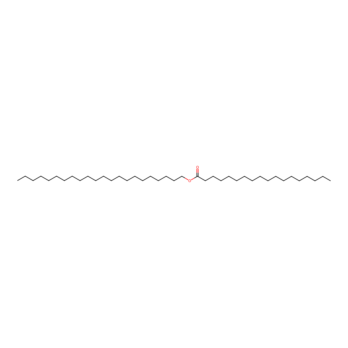 Behenyl stearate molecular structure, CAS 22413-03-2
