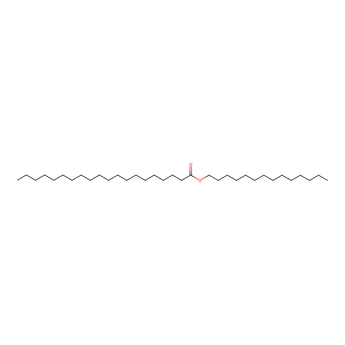 Myristyl arachidate molecular structure, CAS 22413-04-3