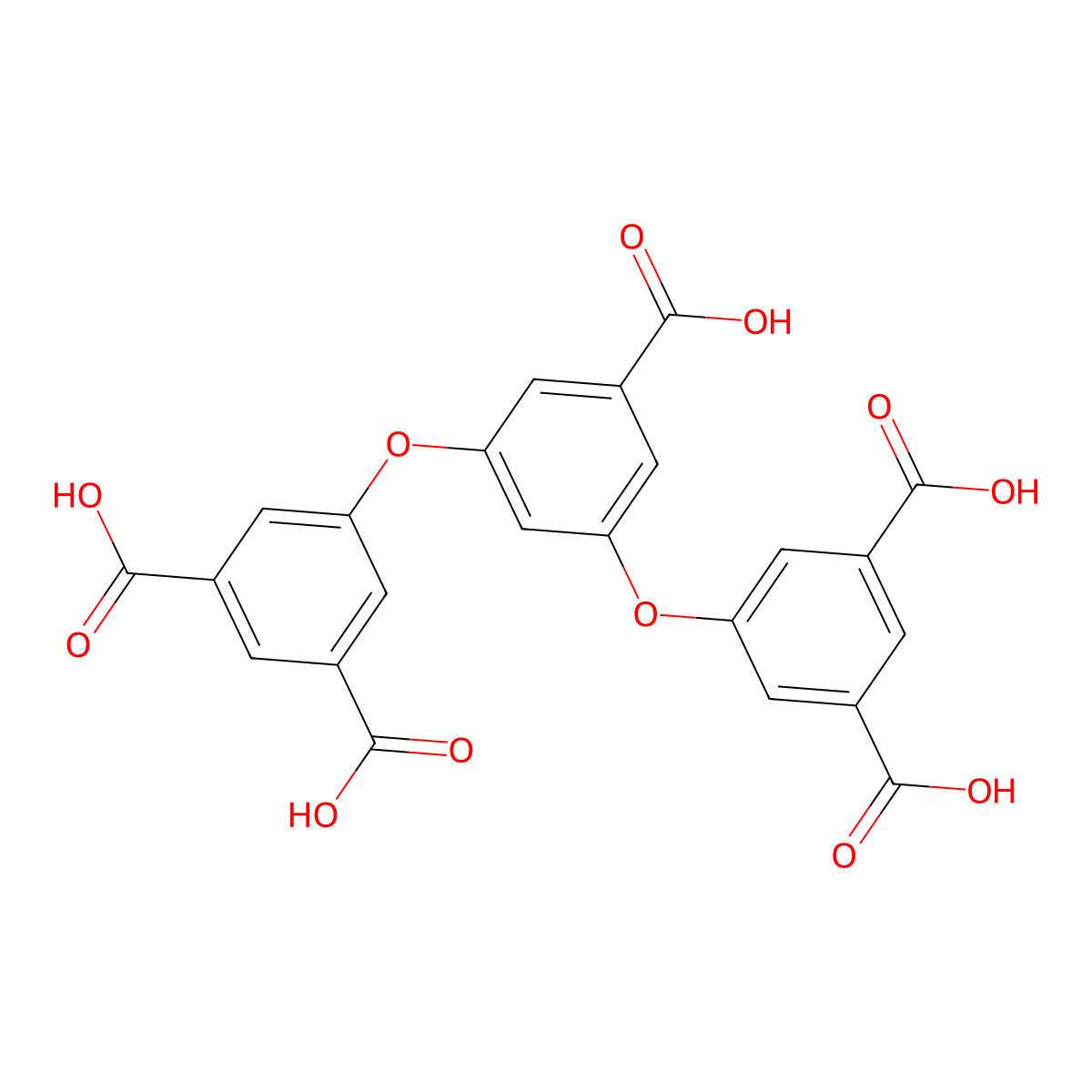 5,5'-((5-Carboxy-1,3-phenylene)bis(oxy))diisophthalic acid molecular structure, CAS 2241425-51-2