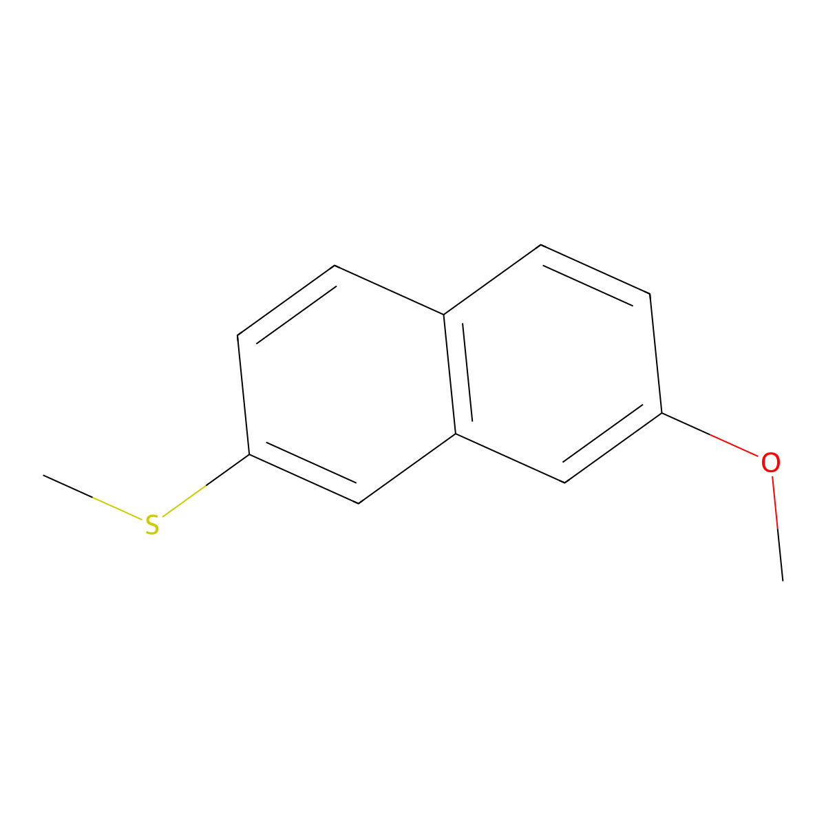 (7-Methoxynaphthalen-2-yl)(methyl)sulfane molecular structure, CAS 2241460-99-9