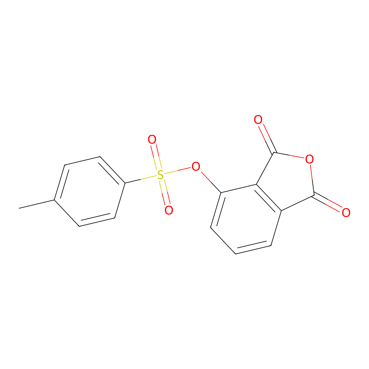 1,3-Dioxo-1,3-dihydro-2-benzofuran-4-yl 4-methylbenzene-1-sulfonate molecular structure, CAS 2241490-01-5