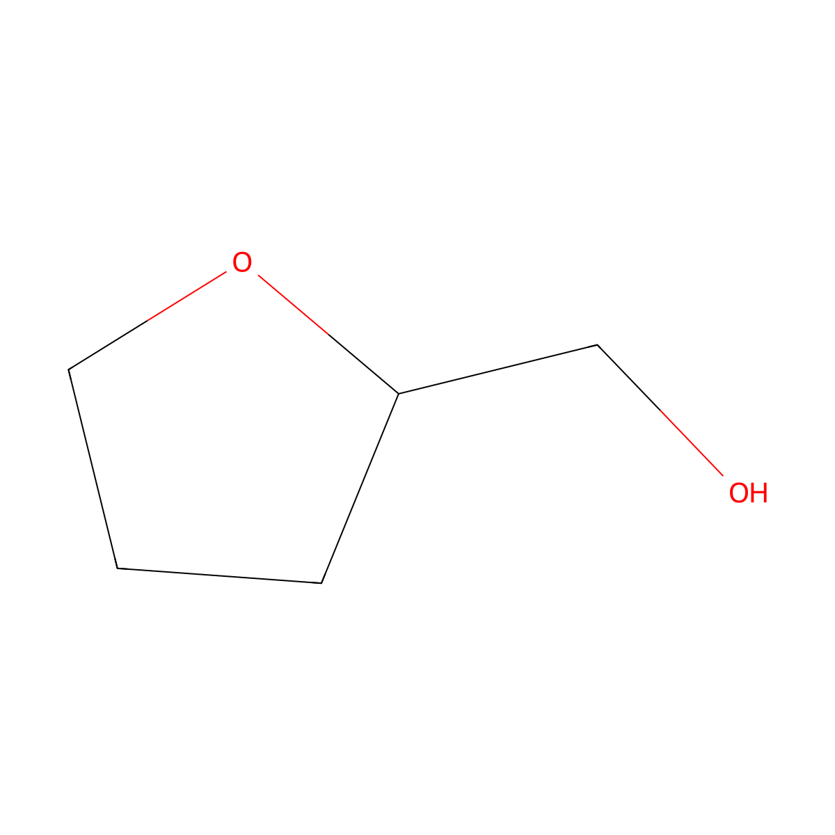 (2R)-oxolan-2-ylmethanol molecular structure, CAS 22415-59-4