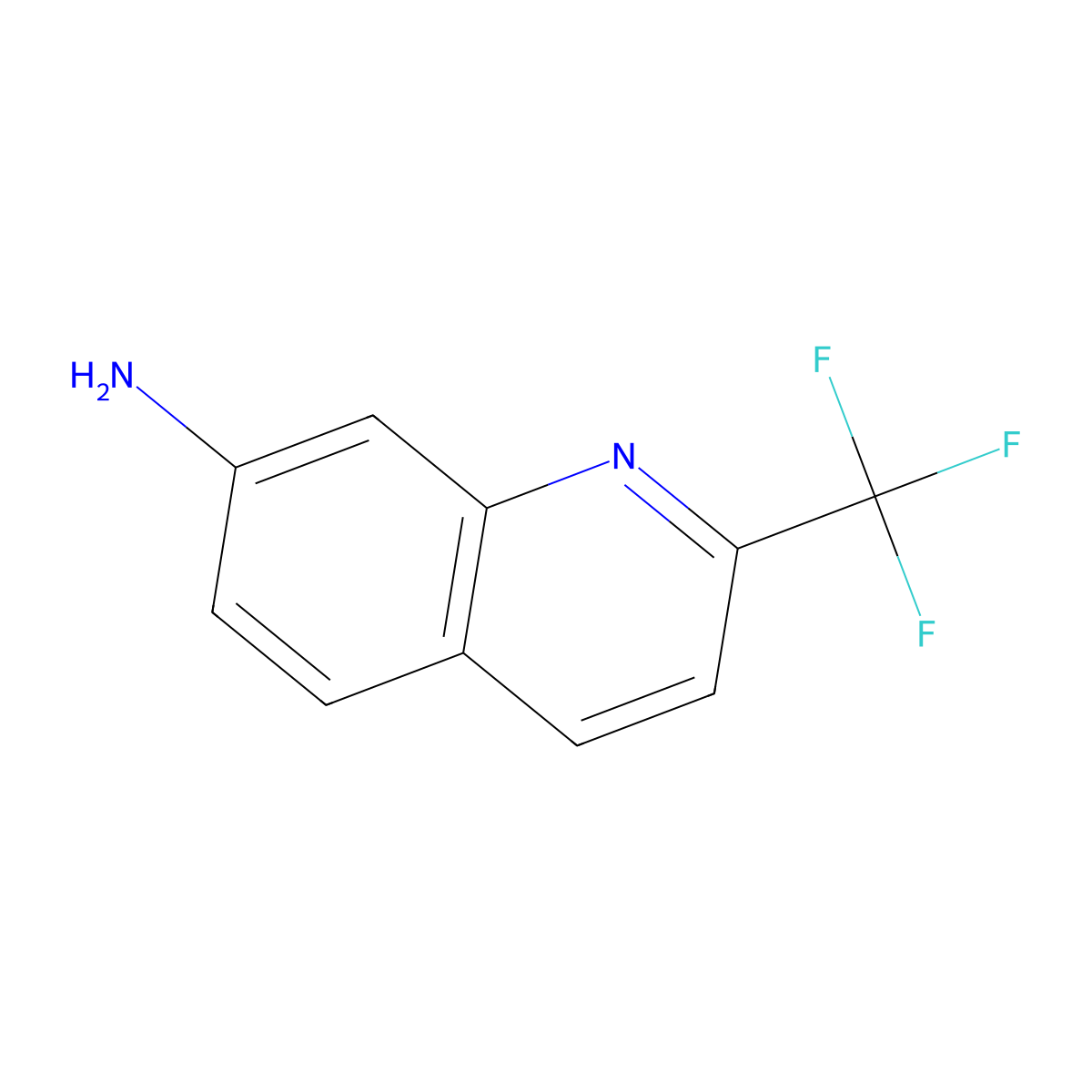 2-(Trifluoromethyl)quinolin-7-amine molecular structure, CAS 2241594-48-7