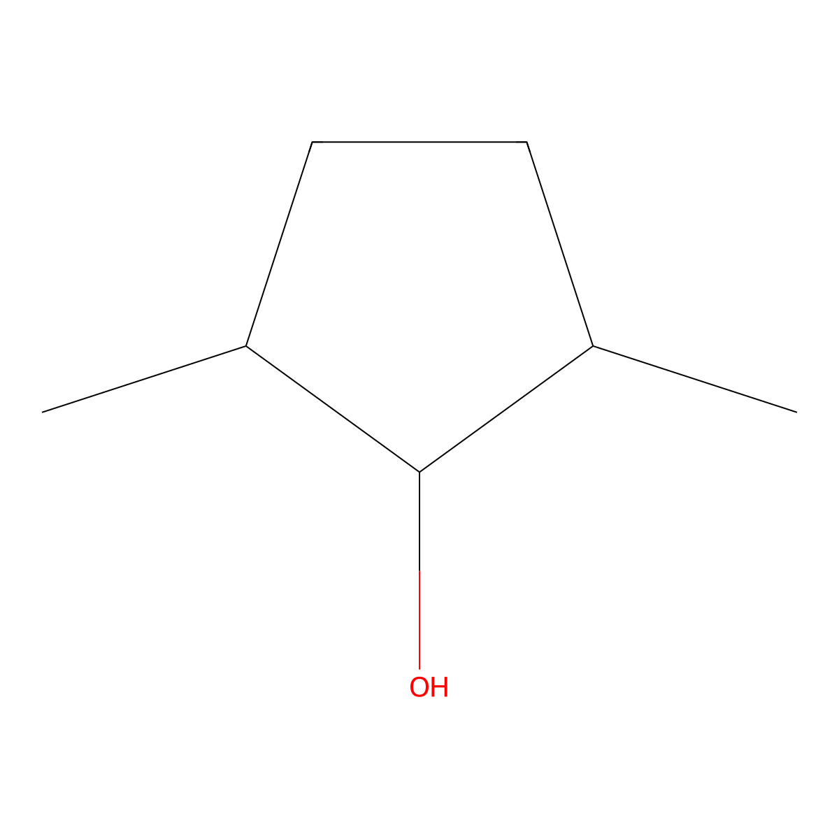 2,5-Dimethylcyclopentan-1-ol molecular structure, CAS 22417-55-6