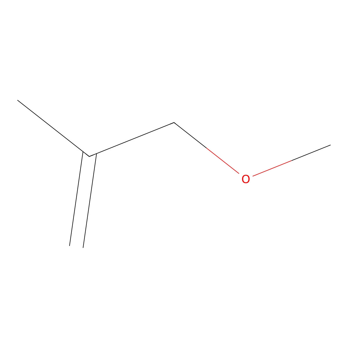 Ether, methyl 2-methylallyl molecular structure, CAS 22418-49-1