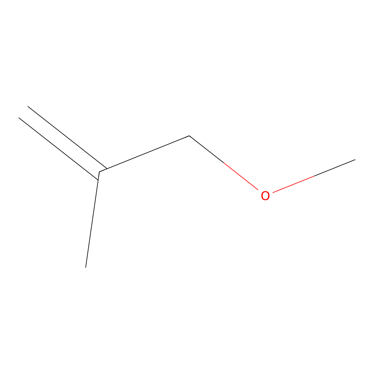 Ether, methyl 2-methylallyl molecular structure, CAS 22418-49-1