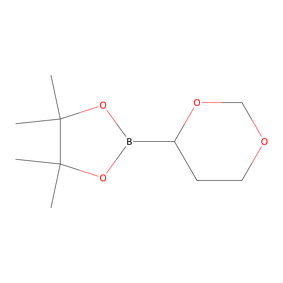 2-(1,3-Dioxan-4-yl)-4,4,5,5-tetramethyl-1,3,2-dioxaborolane molecular structure, CAS 2241866-22-6