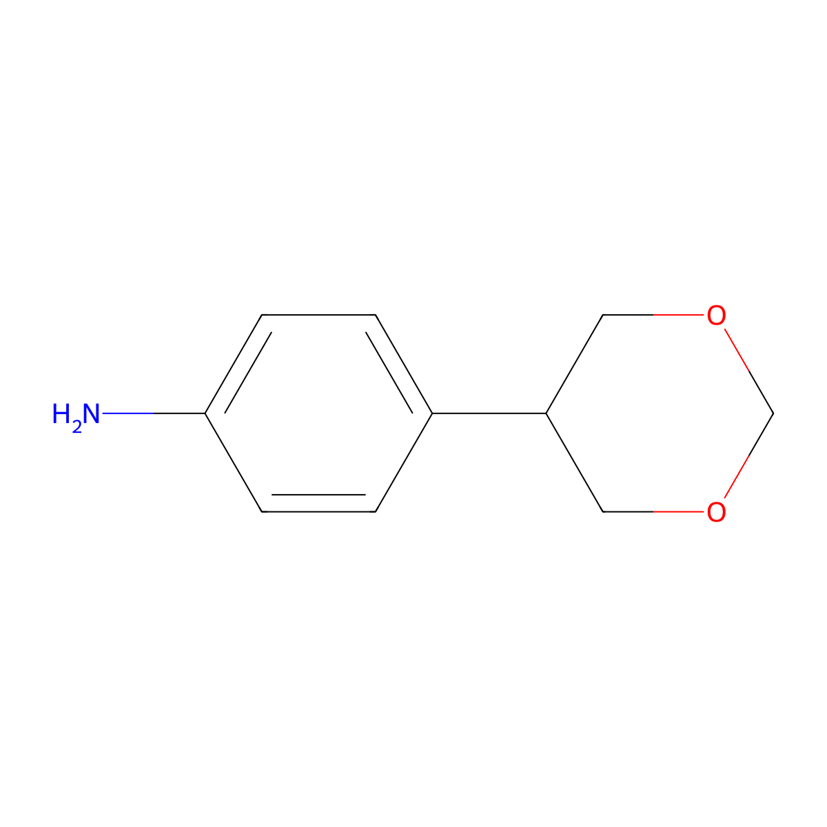 4-(1,3-Dioxan-5-yl)aniline molecular structure, CAS 2241866-62-4