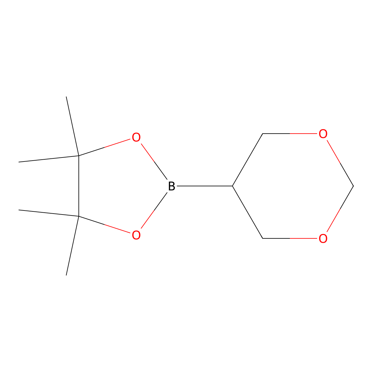 2-(1,3-Dioxan-5-yl)-4,4,5,5-tetramethyl-1,3,2-dioxaborolane molecular structure, CAS 2241872-36-4
