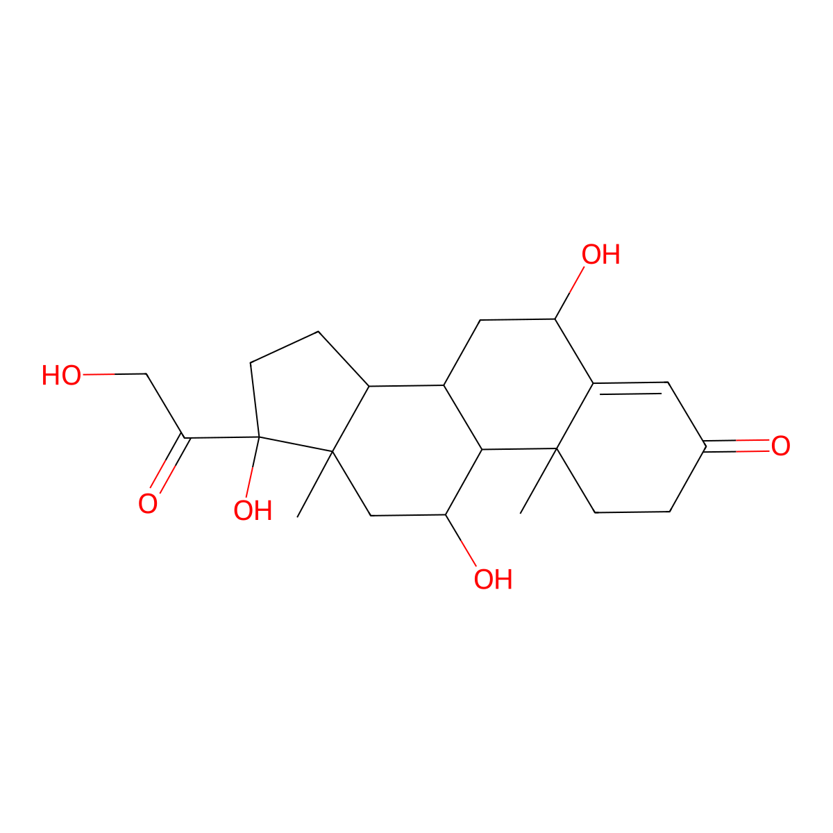 6alpha-Hydroxycortisol molecular structure, CAS 2242-98-0