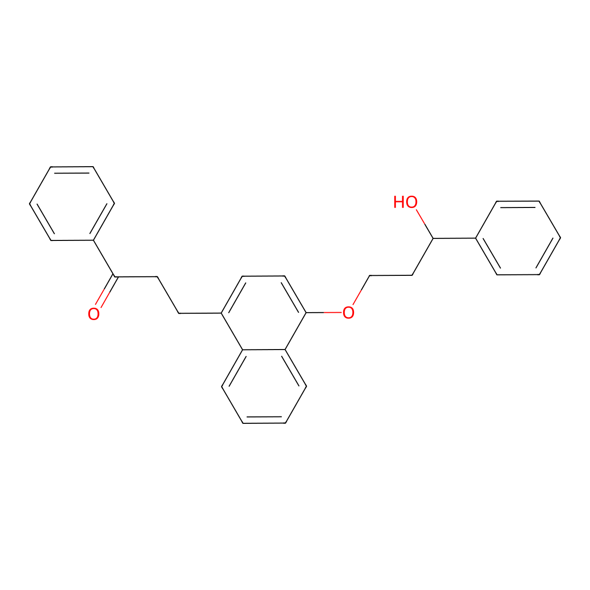 3-(4-(3-Hydroxy-3-phenylpropoxy)naphthalen-1-yl)-1-phenylpropan-1-one molecular structure, CAS 2242008-36-0