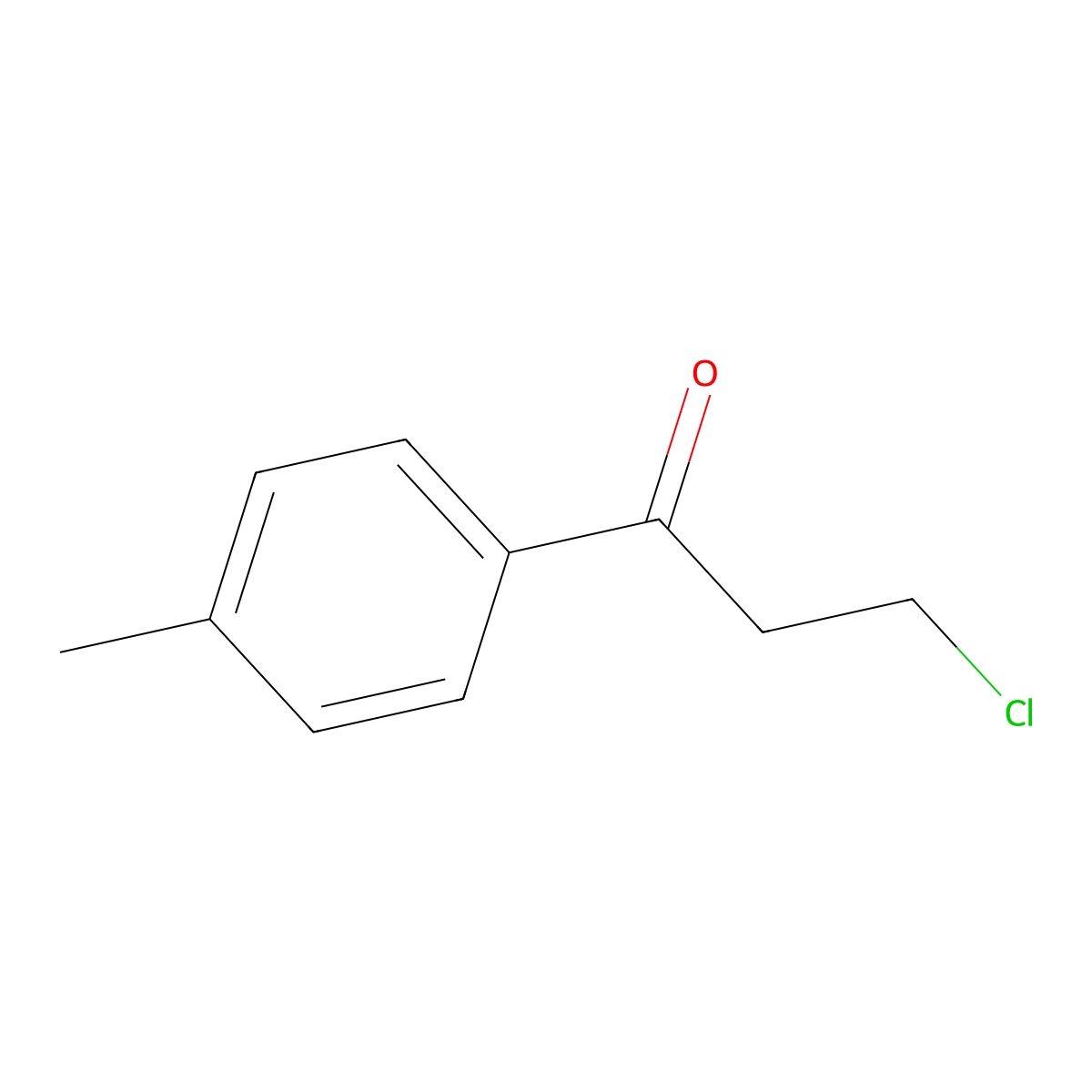 3-Chloro-1-(4-methylphenyl)propan-1-one molecular structure, CAS 22422-21-5