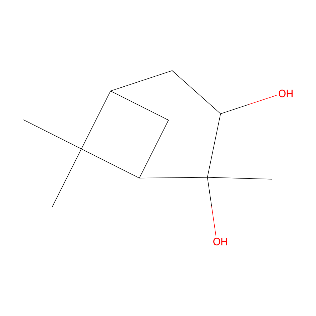 Pinanediol molecular structure, CAS 22422-34-0