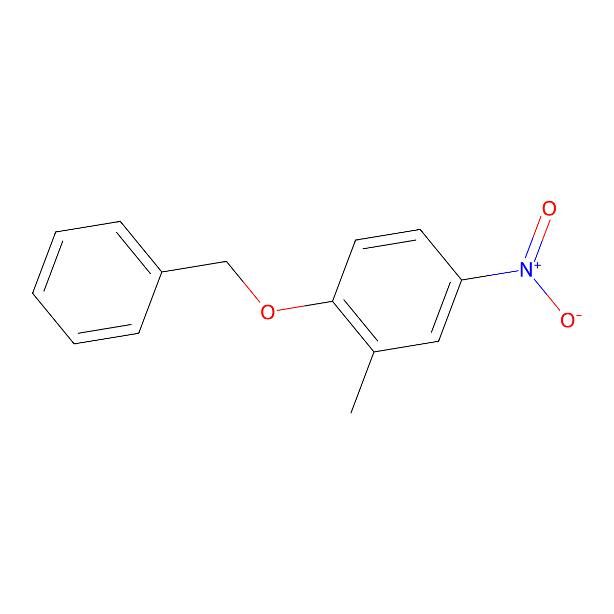 5-(Benzyloxy)-2-nitrotoluene molecular structure, CAS 22424-58-4