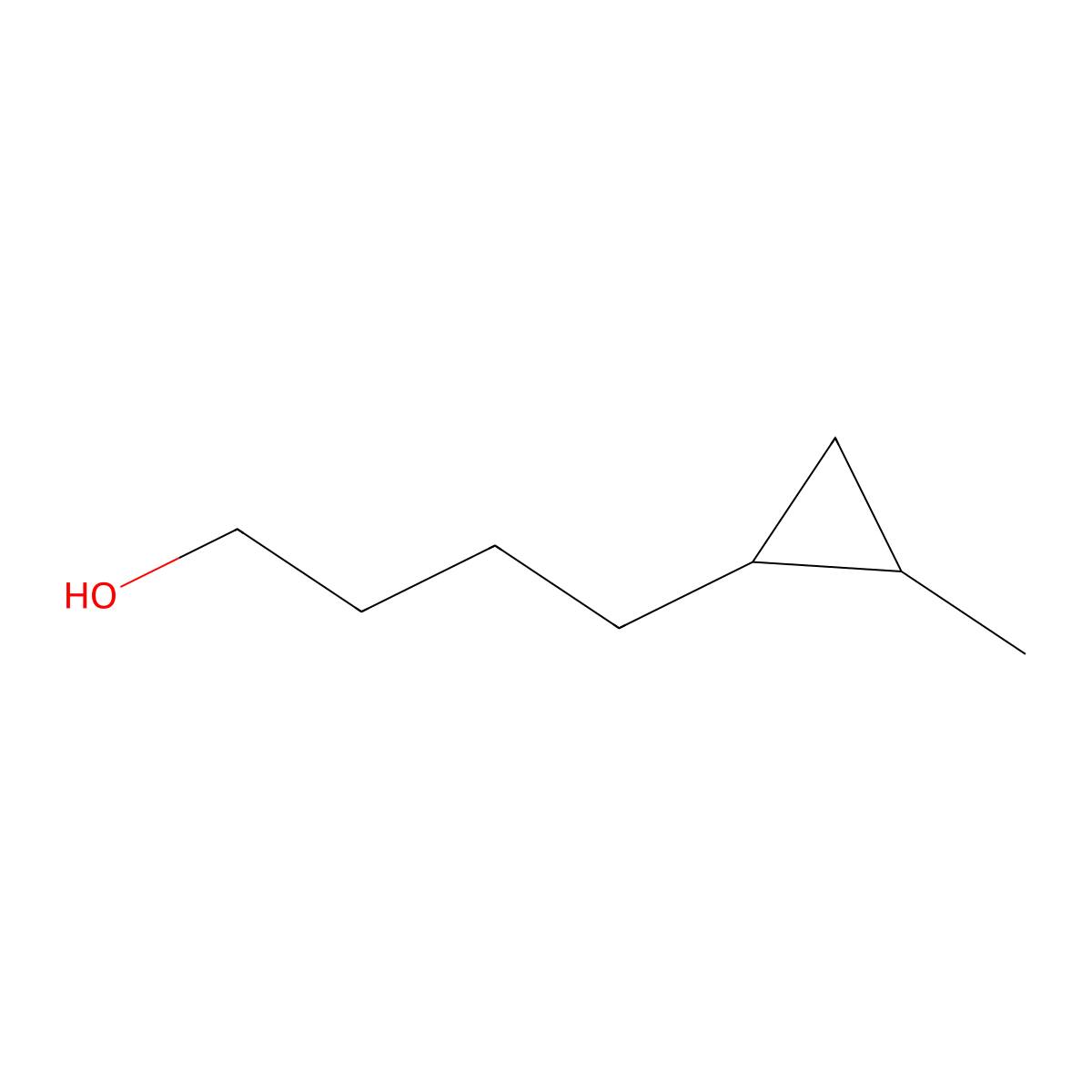 4-(2-Methylcyclopropyl)butan-1-ol molecular structure, CAS 2242417-33-8