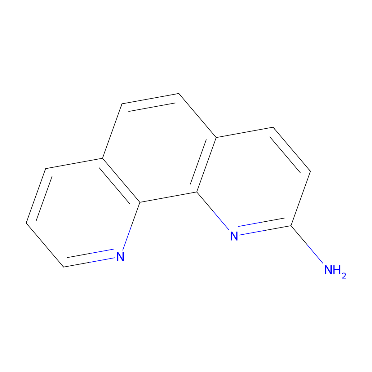 1,10-Phenanthrolin-2-amine molecular structure, CAS 22426-18-2