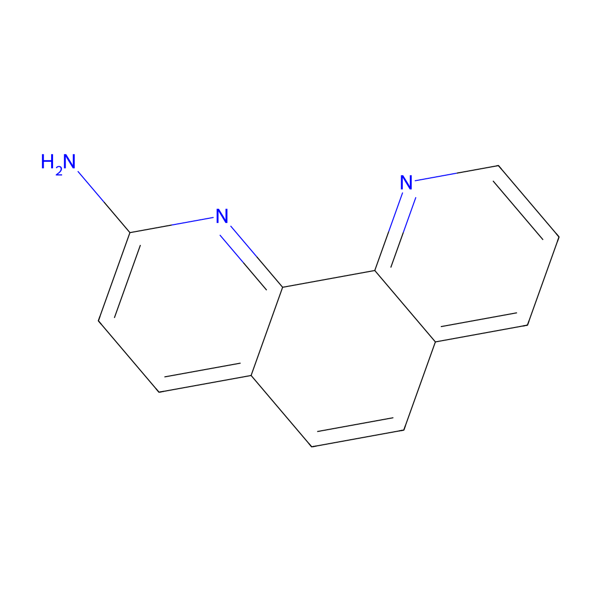 1,10-Phenanthrolin-2-amine molecular structure, CAS 22426-18-2