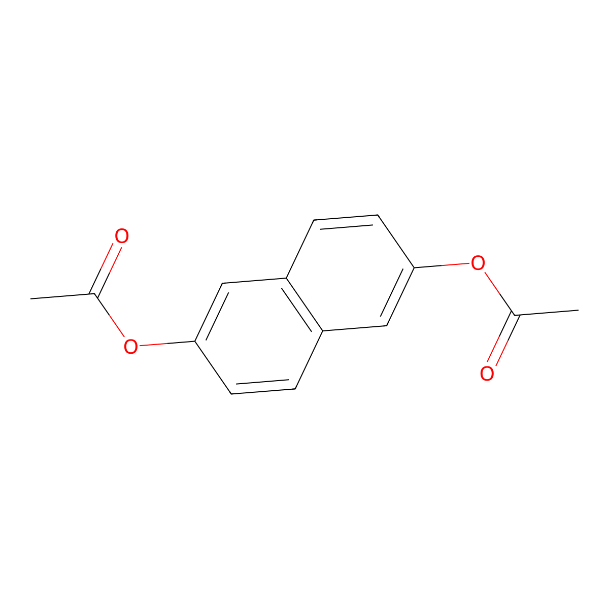 2,6-Diacetoxynaphthalene molecular structure, CAS 22426-47-7