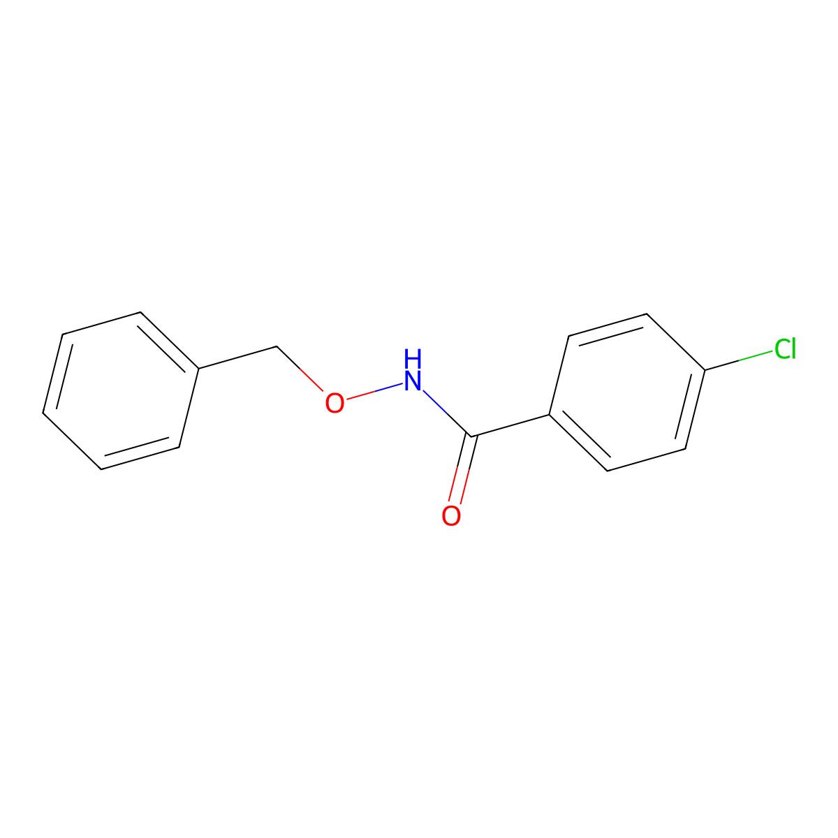 N-(benzyloxy)-4-chlorobenzamide molecular structure, CAS 22426-91-1