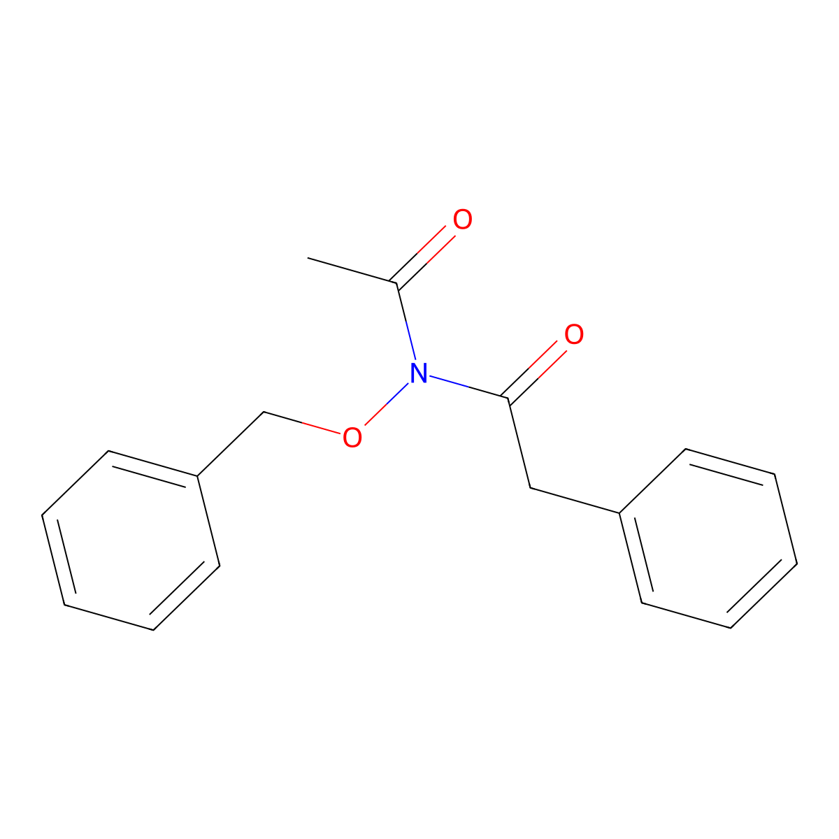 N-Acetyl-N-(benzyloxy)-2-phenylacetamide molecular structure, CAS 22426-99-9