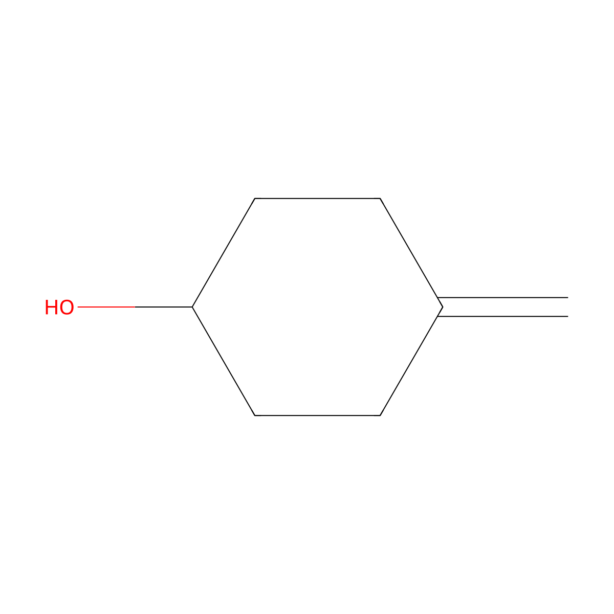 4-Methylidenecyclohexan-1-ol molecular structure, CAS 22428-85-9