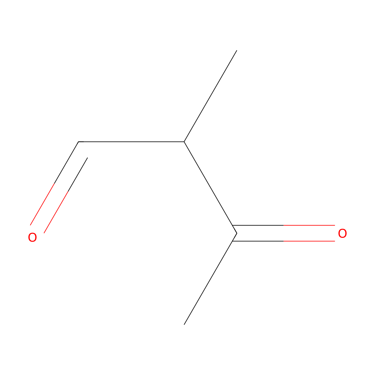 Butanal, 2-methyl-3-oxo- molecular structure, CAS 22428-91-7