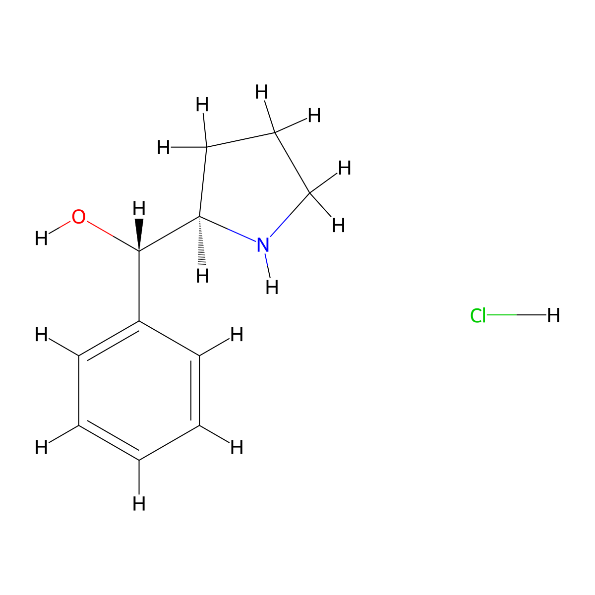 (S)-Phenyl((R)-pyrrolidin-2-yl)methanol hydrochloride molecular structure, CAS 2242946-94-5