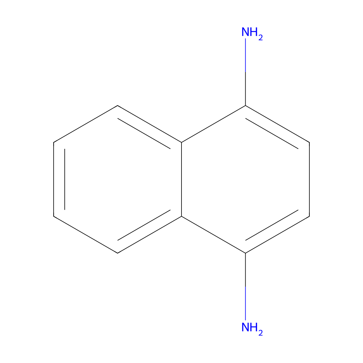 1,4-Naphthalenediamine molecular structure, CAS 2243-61-0