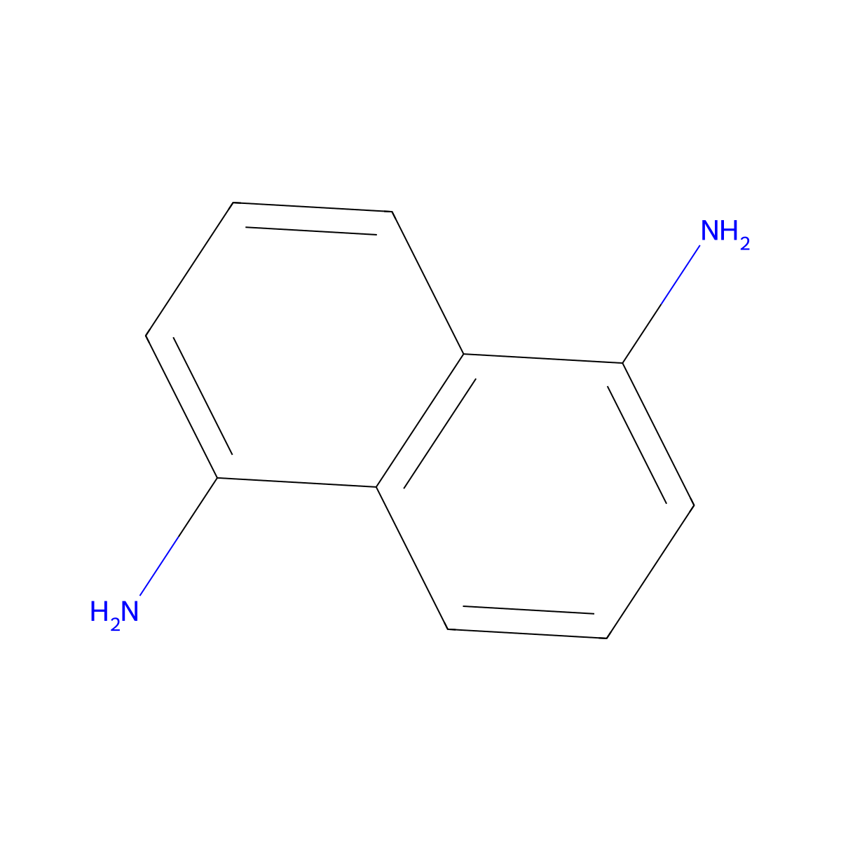 1,5-Diaminonaphthalene molecular structure, CAS 2243-62-1