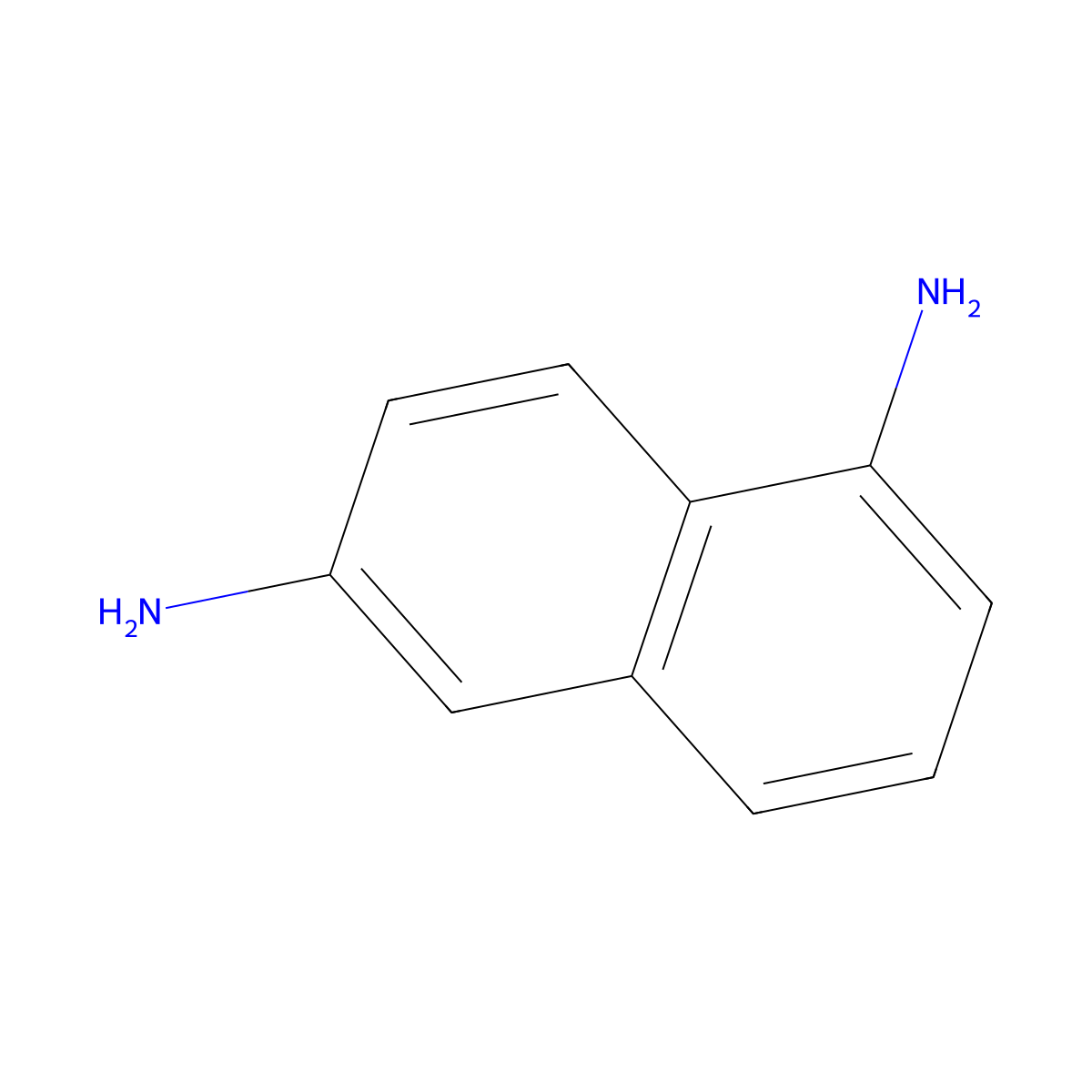 1,6-Diaminonaphthalene molecular structure, CAS 2243-63-2