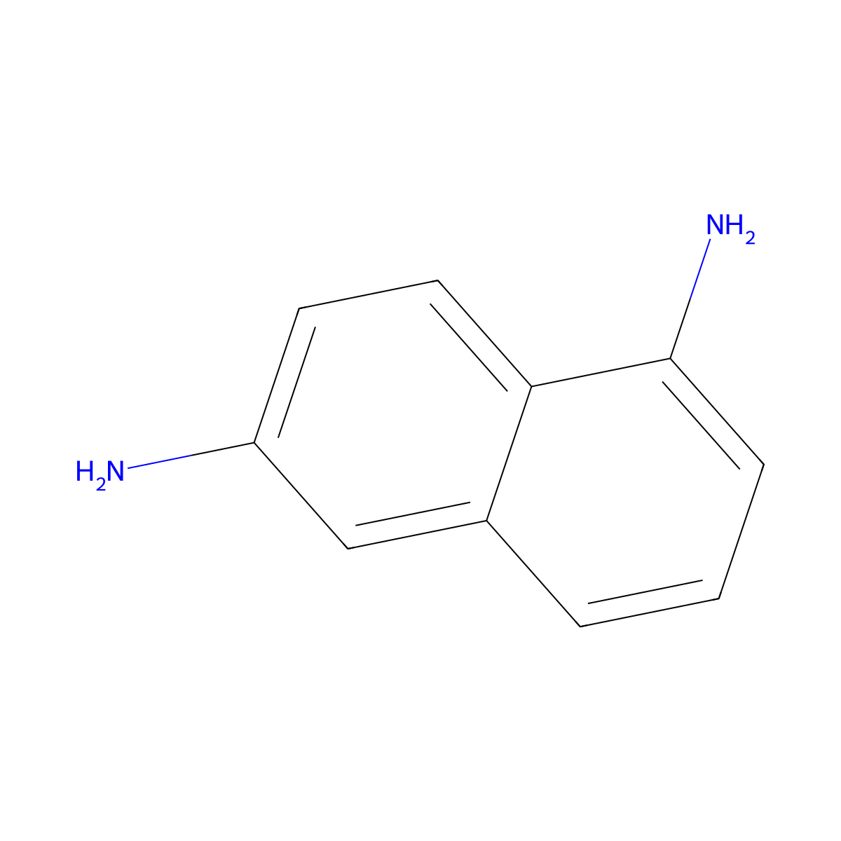 1,6-Diaminonaphthalene molecular structure, CAS 2243-63-2
